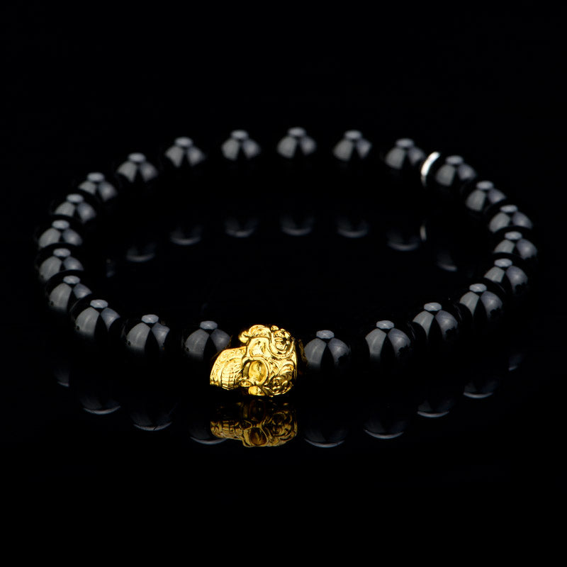 DYQ JEWELRY Obsidian Bead Bracelet Man's Bracelet