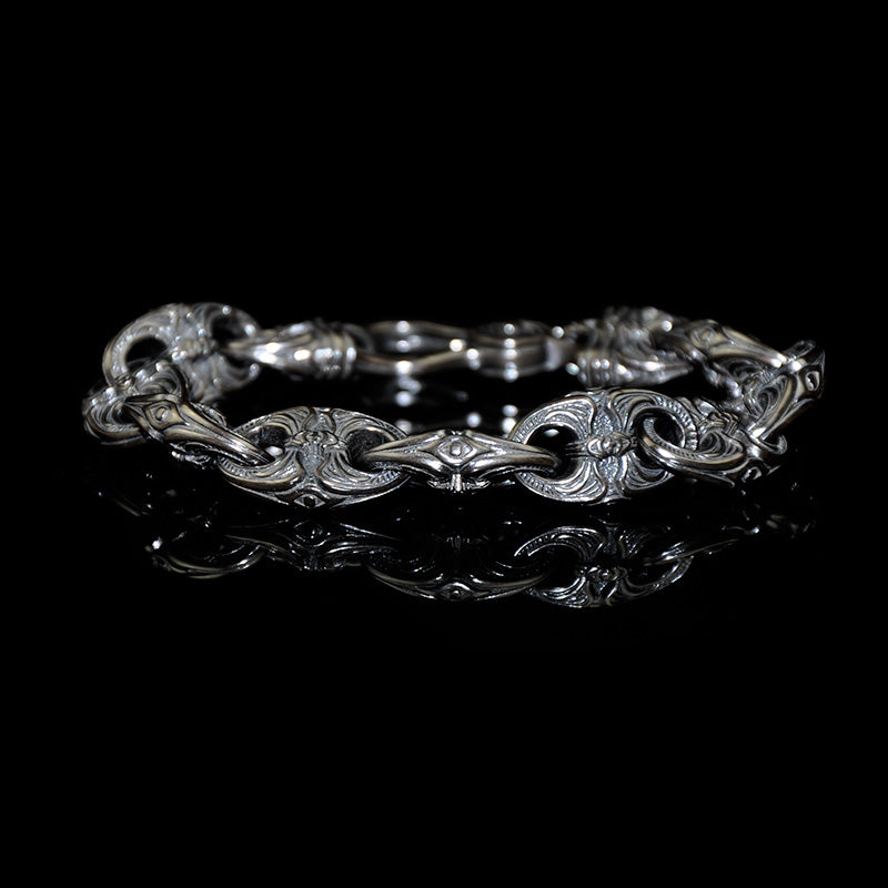 DYQ JEWELRY Altas 925 Silver Bracelet Man's Bracelet