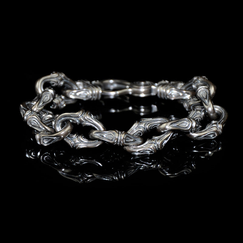 DYQ JEWELRY Sirte 925 Silver Bracelet Man's Bracelet
