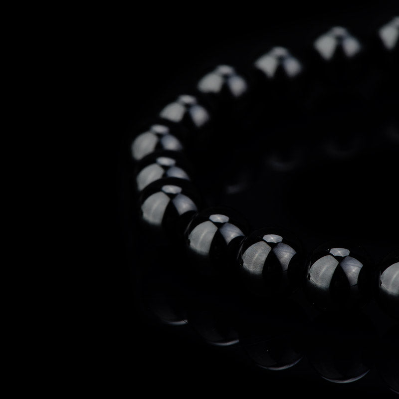 DYQ JEWELRY Obsidian Bead Bracelet Man's Bracelet